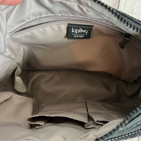 KIPLING Gabbie Black Nylon Crossbody Bag - Picture 7 of 7